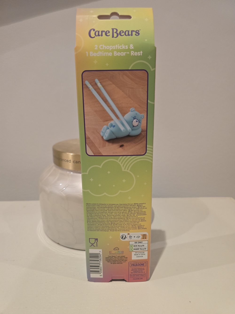 Care Bears Pastel Blue & Teal Chopsticks with Bear Rest - Picture 4 of 6